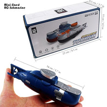 Load image into Gallery viewer, Tipmant Mini RC Submarine Toy Radio Remote Control Tourism Boat (Blue)

