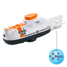Load image into Gallery viewer, Mini RC Submarine for Kids, LSRC-SMI Remote Control Boat Waterproof Diving Toy for Boys and Girls (White)
