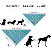 Load image into Gallery viewer, ARING PET Boy Dog Bandanas, Cute Blue Dinosaur Summer Pet Bandana Scarf Triangle Bib for Small Medium Large Male Dogs Cats, Puppy Kerchief for Daily Wear Outdoor Walks Travel Photoshoots-S
