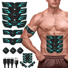 Load image into Gallery viewer, Innocareer Abs Stimulator, EMS Muscle Stimulator Fitness Equipment for Abdomen Arms Shoulder Back Leg Hip, Ab Stimulator for Women &amp; Men
