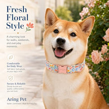 Load image into Gallery viewer, ARING PET Girl Dog Collar for Puppy Small Medium Large Dogs-Wild Floral M
