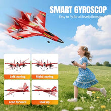 Load image into Gallery viewer, Foam RC Plane for Kids Adults Beginner, Remote Control Airplane RC Jet
