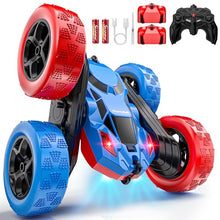 Load image into Gallery viewer, Hamdol STEM Remote Control Car for Kids, 360° Spinning Double-Sided Coloured Design RC Stunt Car

