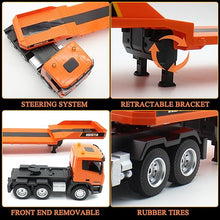 Load image into Gallery viewer, RC Semi-Trailer Engineering Tractor with Sound and Lights, Construction Vehicles Toy for Boys
