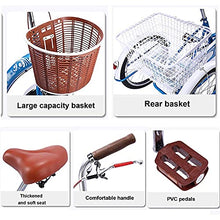 Load image into Gallery viewer, Three Wheel Bike, 20in Adult Tricycle with Shopping Basket Cruiser Bike High Carbon Steel Frame for Recreation Shopping
