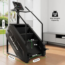 Load image into Gallery viewer, DELAVIN Stair Stepper with LED Screen, Commercial Grade Stepper Machine with 15 Speed Levels, Stepmill Exercise Machine with 440 LBS Capacity, Stair Climber for Cardio and Lower Body Workouts (FBA)
