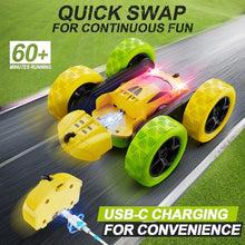 Load image into Gallery viewer, QUNREDA Remote Control Car, RC Car Toys for 6-12 Year Old Boys, Off Road RC Stunt Car
