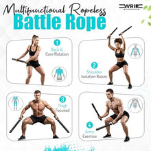 Load image into Gallery viewer, Ropeless Battle Ropes Weighted, Home Gym Equipment, Fat Burning Cardio, Small Space Exercise Equipment, Shoulder Exercise Stick, Travel Workout Equipment, Arm workout, Core Strength Training Equipment
