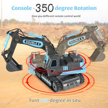 Load image into Gallery viewer, RC Excavators Rechargeable Battery Digger Hydraulic Construction Toys Vehicles
