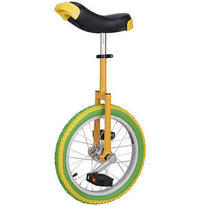 18 Inch Unicycle for Men - Non-Slip Wheels with Alloy Rim & Extra Thick Tire - Adjustable Seat for Comfort and Stability(18inch)