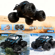 Load image into Gallery viewer, Waterproof Monster Truck Toys RC Cars: Amphibious Remote Control Trucks 4WD All Terrain Off-Road Pickup
