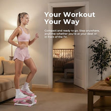 Load image into Gallery viewer, Sunny Health &amp; Fitness Mini Stepper, Compact Home Workout Equipment for Legs &amp; Glutes-Pink
