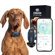 Load image into Gallery viewer, DBDD AI GPS Tracker for Dogs (30lbs+) - Real-Time Location &amp; AI Health Assistant, Electronic Fence Collar for Escape Artists, Waterproof Dog GPS Tracker for Medium Large Dogs, iOS Android
