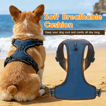 Load image into Gallery viewer, No Pull Dog Harness, No-Choke Soft Padded Reflective Dog Vest Harness with Front Clip &amp; Top Handle, 2 Quick-Release Buckles, Adjustable for Small Medium Large Dogs
