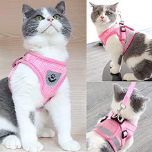 Load image into Gallery viewer, FEimaX Dog Harness and Leash Set for Walking, Soft Mesh Adjustable Easy Control Lightweight Cat Vest Harnesses with Reflective Strips, Escape Proof Small Dogs Cats Vests
