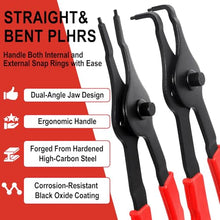 Load image into Gallery viewer, Doaho 10pcs Snap Ring Pliers Set,Internal &amp; External Circlip Pliers for Removal and Installation of Automotive Retaining Rings With Straight/Bent Jaw,Hook and Pick - Storage Case
