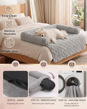Load image into Gallery viewer, IUUI Dog Bed/Mat for Couch,Luxury Dog Couch Bed Sofa Furniture Protector
