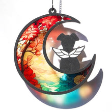 Load image into Gallery viewer, Tubuui Dog Memorial Suncatcher, Dog Memorial Gifts for Loss of Dogs, Custom with Name Date Pet Sympathy Gifts for Grief Puppy Lovers, Personalized Pet Remembrance Ornaments for Window Hanging
