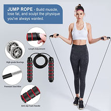 Load image into Gallery viewer, Ab Roller Wheel, 10-In-1 Ab Exercise Wheels Kit with Resistance Bands, Knee Mat, Jump Rope, Push-Up Bar (Black)
