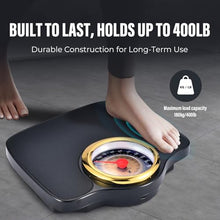 Load image into Gallery viewer, EILISON Mechanical Bathroom Scale for Home Use, Easy Read Analog Weight Scale with Large Dial Display in lb/kg, 400lb Capacity, Non-Slip Surface
