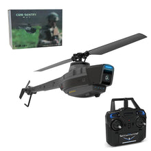 Load image into Gallery viewer, Scout Drone with 1080P Camera, Military Remote Control Helicopter for Adults, 2.4G 4CH Aerial Vehicle Reconnaissance (1 Battery)
