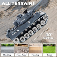 Load image into Gallery viewer, Supdex RC Tank, 1:18 Alloy Metal German Tiger I Remote Control Army Model Toys
