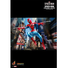 Load image into Gallery viewer, Hot Toys Marvel Spider-Man Game Spider-Man (Spider Armor - MK IV Suit) 1/6 Scale 12&quot; Action Figure
