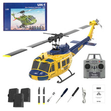 Load image into Gallery viewer, 1/48 RC Helicopter for Adults, RC ERA C032 UH-1 Huey 2.4G 6CH Gyro Stabilized Remote Control Aircraft with Altitude Hold &amp; Optical Flow
