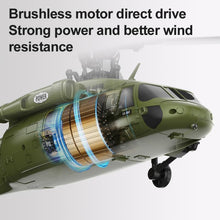 Load image into Gallery viewer, XURUYI K200 6CH RC Helicopter with Optical Flow Positioning, Brushless Direct-Drivee
