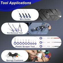 Load image into Gallery viewer, Doaho 238Pcs Trim Removal Tool,Fastener Remover Plastic Pry Tool Kit,Adhesive Cable Clips Auto Push Pin Bumper Retainer Clip Set with Storage Bag for Panel,Radio,Stereo,Audio,Dash, Window
