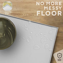Load image into Gallery viewer, Dog Food Mat - 24x15 Raised Edges Dogs Mat for Food and Water Prevent Spill, Waterproof Cat Food Mats Protect Floors, Easy Clean Dog Bowl Mats for Food and Water, Silicone Pet Feeding Placemats Mist
