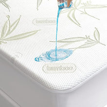 Load image into Gallery viewer, King Size Waterproof Mattress Protector, Premium Cooling Viscose from Bamboo Mattress Pad, Breathable, Noiseless, Cooling &amp; Machine-Washable Bed Cover with 21" Deep Pocket
