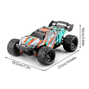 1:18 Remote Control Car for Kids Adults,36 Km/h High Speed Monster Trucks 4x4 Off-Road Hobby Fast RC Car,2.4GHz 4WD