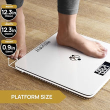 Load image into Gallery viewer, INEVIFIT Bathroom Scale, Highly Accurate Digital Bathroom Body Scale, Measures Weight up to 400 lbs. Includes Batteries
