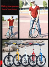 Load image into Gallery viewer, Wheel Unicycles Unicycle for Adult Kids, 16/18/ 20 Inch Skidproof Butyl Mountain Tire, Balance Cycling Sports Outdoor (Red,20 inch)
