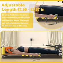 Load image into Gallery viewer, WUGCHDA Electric Alternative Inversion Traction Table, Back Stretcher Traction Table for Spine Stretching, Full Body Traction Machine Bed for Home (Yellow, Electric Small)

