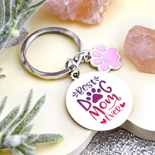 Load image into Gallery viewer, Dog Mom Gifts For Women Personalized Dog Keychain Gifts For Dog Lovers
