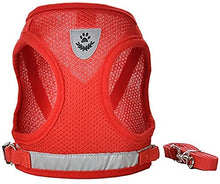 Load image into Gallery viewer, FEimaX Dog Harness and Leash Set for Walking, Soft Mesh Adjustable Easy Control Lightweight Cat Vest Harnesses with Reflective Strips, Escape Proof Small Dogs Cats Vests (Red, X-Small)

