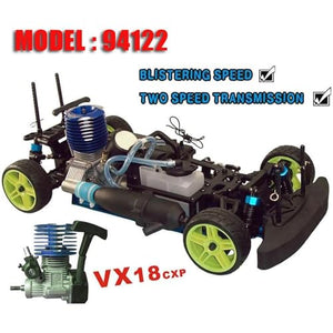 1/10 RC Car Two Speed Gas Power Truck Off Road Climbing Truck Buggy for Adult 18CXP Gas-Engine Remote Control Vehicle