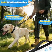 Load image into Gallery viewer, Heavy Duty Dog Leash with Easy Lock Metal Clip, Reflective, Padded Handle - Durable 4ft 8ft Walking Training Leash for Large, Medium, Small Dogs, Jogging, Hiking, and Outdoor Use (Black, 4 FT)
