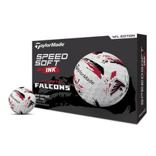 Load image into Gallery viewer, TaylorMade Golf SpeedSoft NFL Ink Golf Balls, Atlanta Falcons, 1 Dozen
