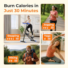 Load image into Gallery viewer, OWLSKY Stair Stepper for Home, Folding Vertical Climber Exercise Machine with Stable Triangular Frame, Smooth &amp; Quiet Motion, Full Body Workout Equipment, Supports 330 LBS
