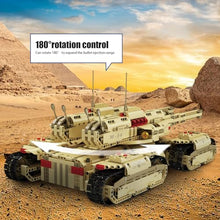 Load image into Gallery viewer, Mould King 20011 Technology MOC Building Block Tank,  Rechargeable Military Mammoth Tank
