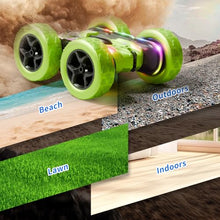 Load image into Gallery viewer, Zalneo Remote Control Stunt Car – 4WD 360° Flip Double‑Sided RC Car LED Light Bar &amp; Modular USB‑C Battery
