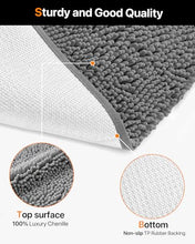 Load image into Gallery viewer, Dog Door Mat for Muddy Paws, 24"x96" Soft Chenille Absorbent Front Door Mat
