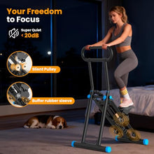Load image into Gallery viewer, HXD-ERGO Stair Stepper, Upgrade 6-Level Resistance Stair Master with Adjustable Handlebar, Folding Stair Climber Workout Machine (6 Adjustable Resistance-Black)
