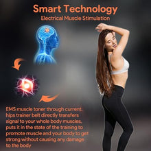 Load image into Gallery viewer, Hip Trainer Glute Muscle Stimulator Belt, Butt Lifting Muscle Toner Machine for Lifting Hips, Home Workout Equipment for Men Women
