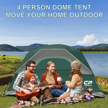 Load image into Gallery viewer, CAMPROS CP Tents for Camping 2/4/6 Person, Waterproof Windproof Dome Tent

