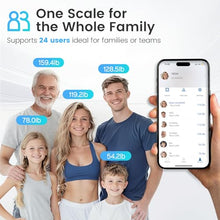 Load image into Gallery viewer, CLORIS 8 Electrodes Digital Smart Scale FSA&amp;HSA Eligible for Body Weight Fat Accurate BMI Muscle Mass Body Composition Measurement Health Analyzer with App Bluetooth
