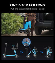 Load image into Gallery viewer, Paiseec L5 Mobility Scooter 32 lbs Ultra Lightweight, One-Step Folding Mobility Scooter, Electric Scooter with PAI Safety System, Airline Approved Mobility Scooter for Seniors (Blue, 30 Miles)
